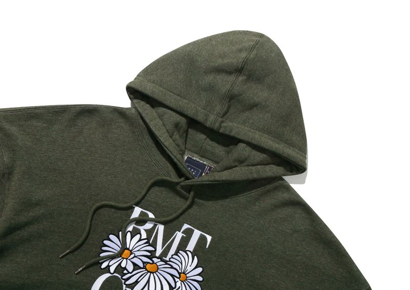 OXEYE DAISY HOODIE_MELANGE KHAKI