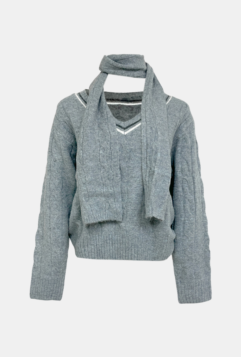 Lyle Modern Muffler Knit Top