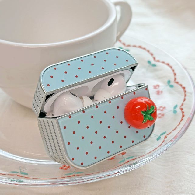 3D Tomato Dot Airpods Case