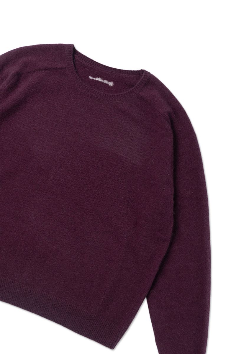 Cuddle raccoon knit_purple