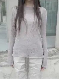 sage knit tee