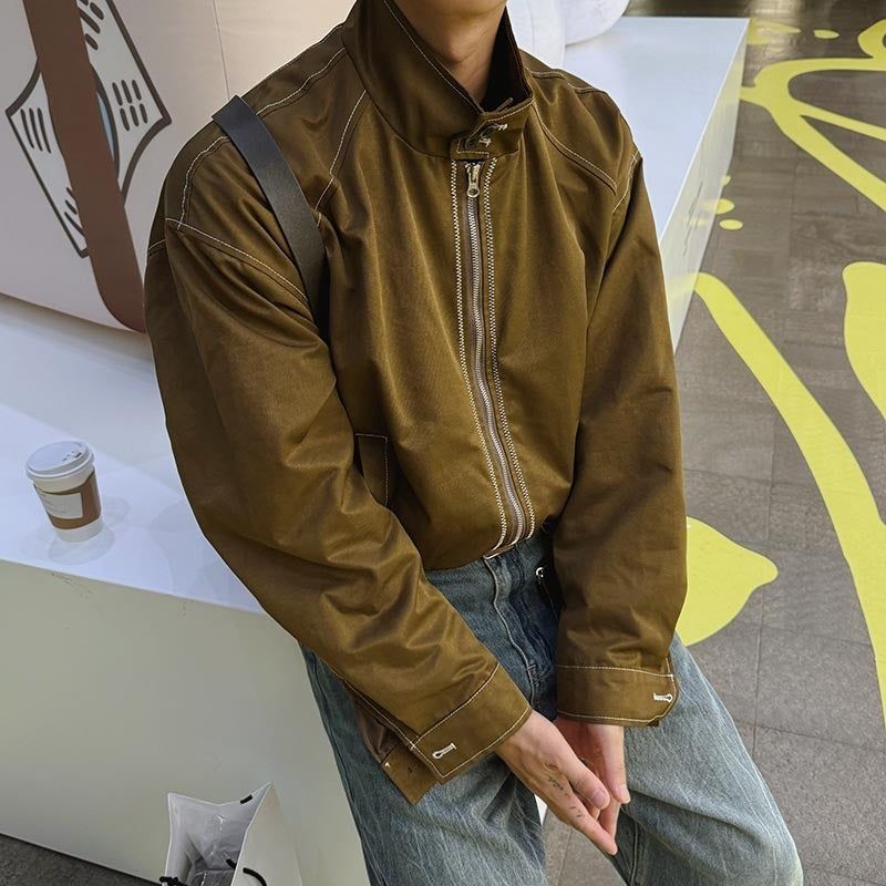 ASCLO（エジュクロ）の「ASCLO ステッチヘリントンジャケット (2color)（ジャケット/アウター）」