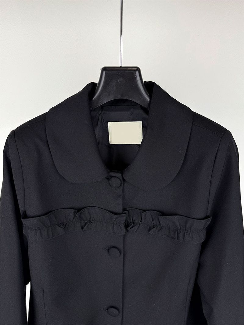 ROUND COLLAR FRILL JACKET (2C)