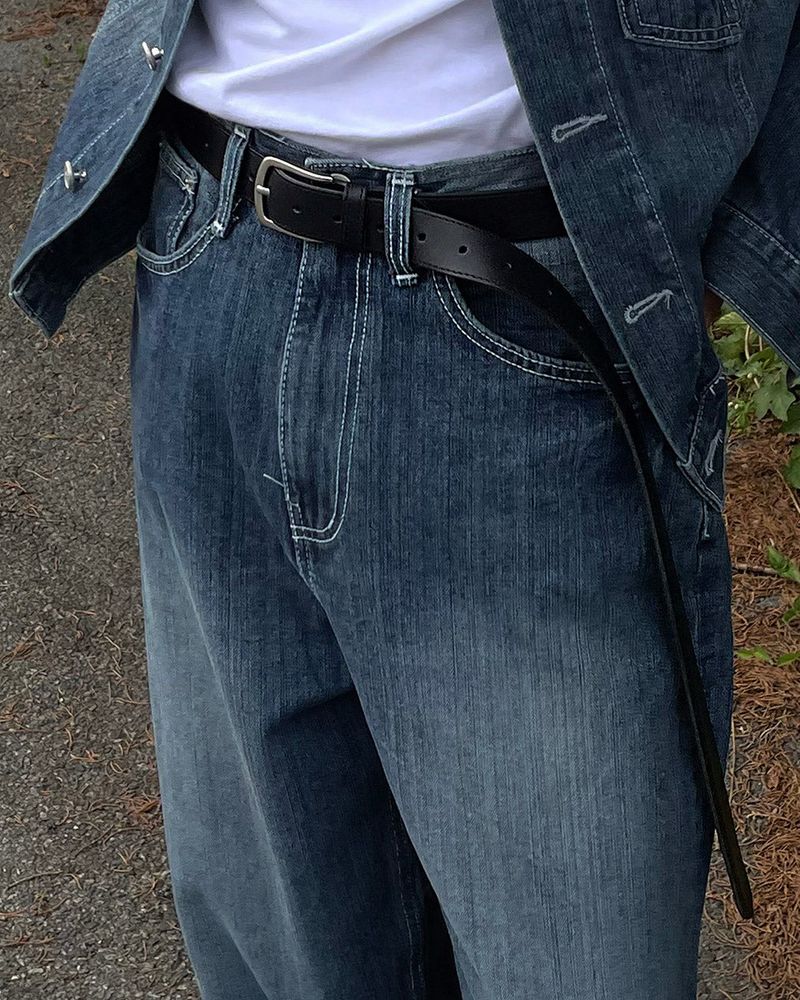 COZINESS（コジネス）の「NEXT 30mm Leather long belt (1colors)（Fashion Accessories）」