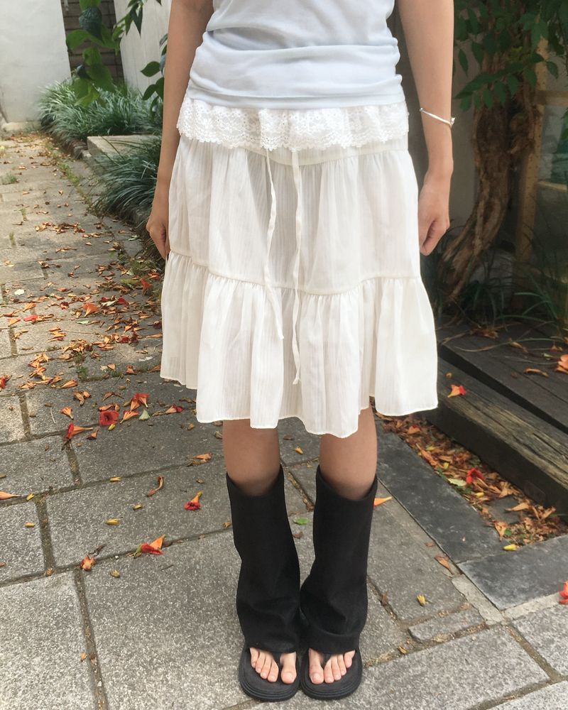 Cancan midi skirt