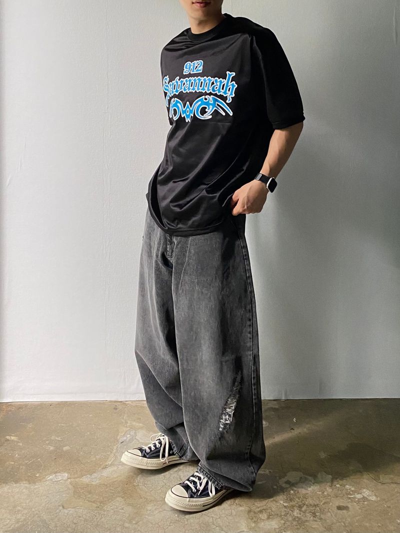 Snow This' Balloon Denim Pants 2C