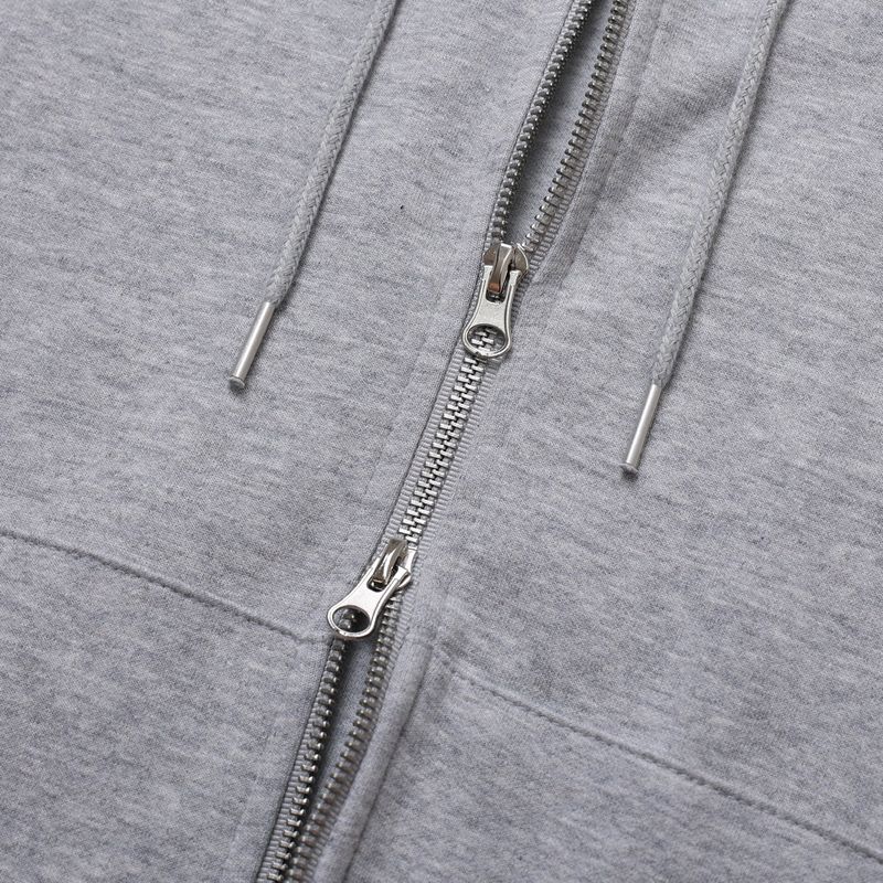 Basic Two-Way Hood Zip-Up (2 Colors)