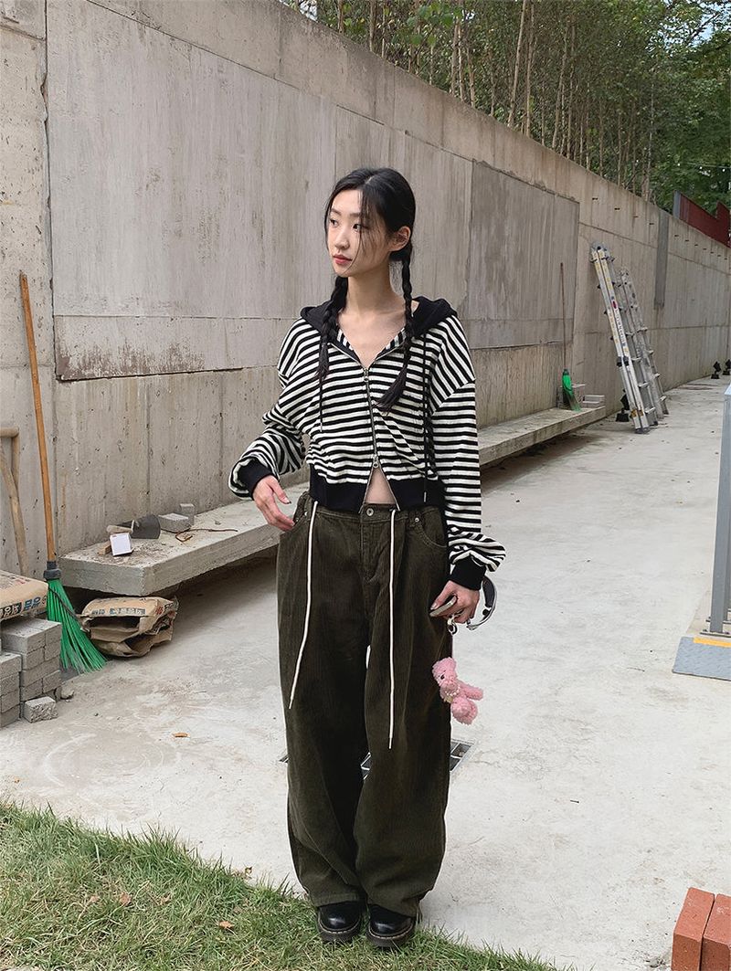 STOPPER WIDE CORDUROY PANTS (3COLOR)