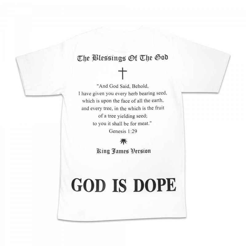 GOD IS DOPE SS TEE - WHITE