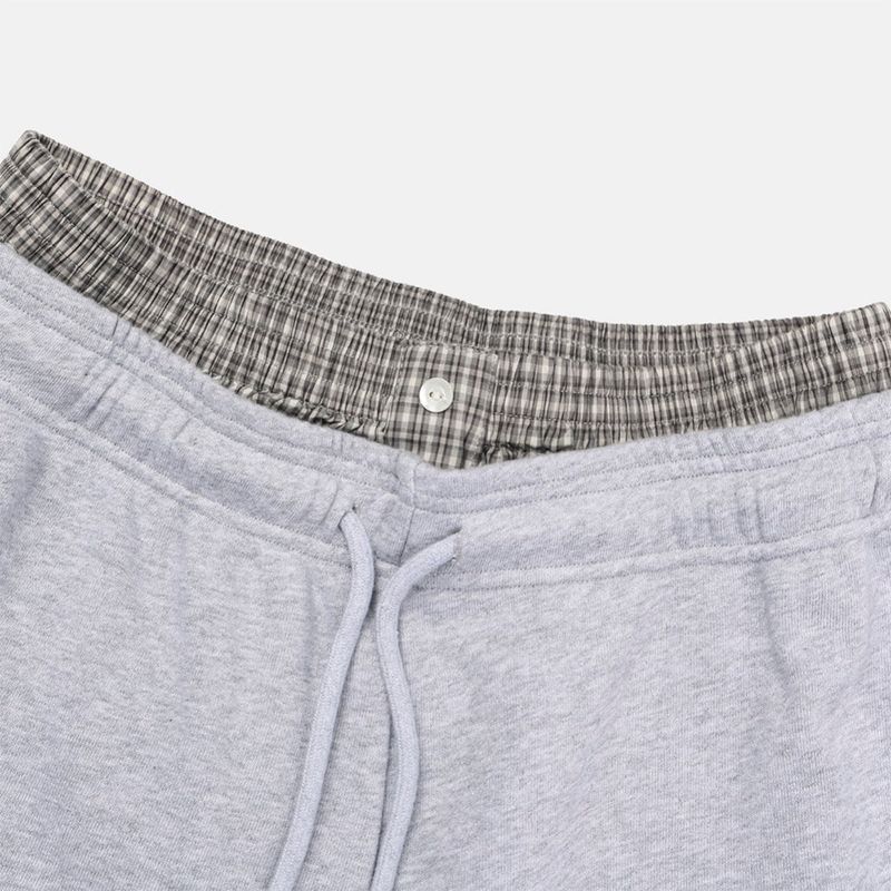 Check sagging sweatpants