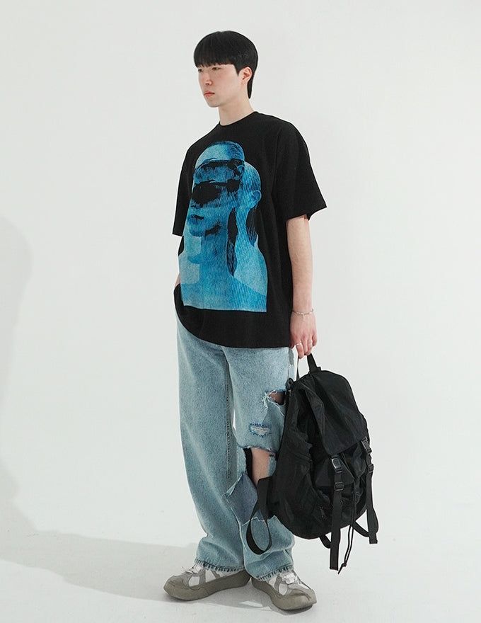 Silhouette Half Sleeve T-shirt