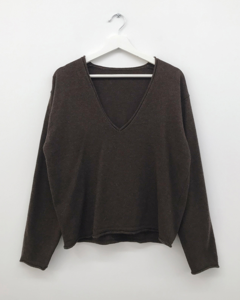 Luro V-neck knit (8color)
