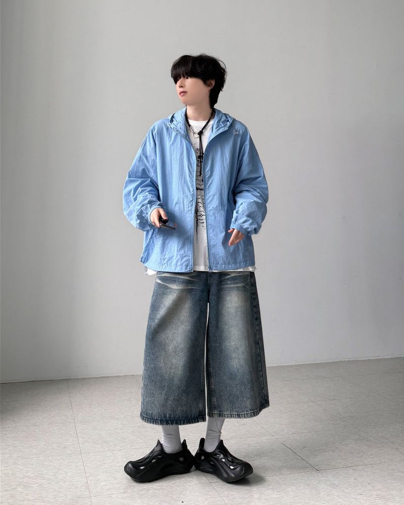 Lopian Cat Bermuda Denim