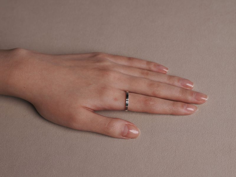 Cross Carving ring