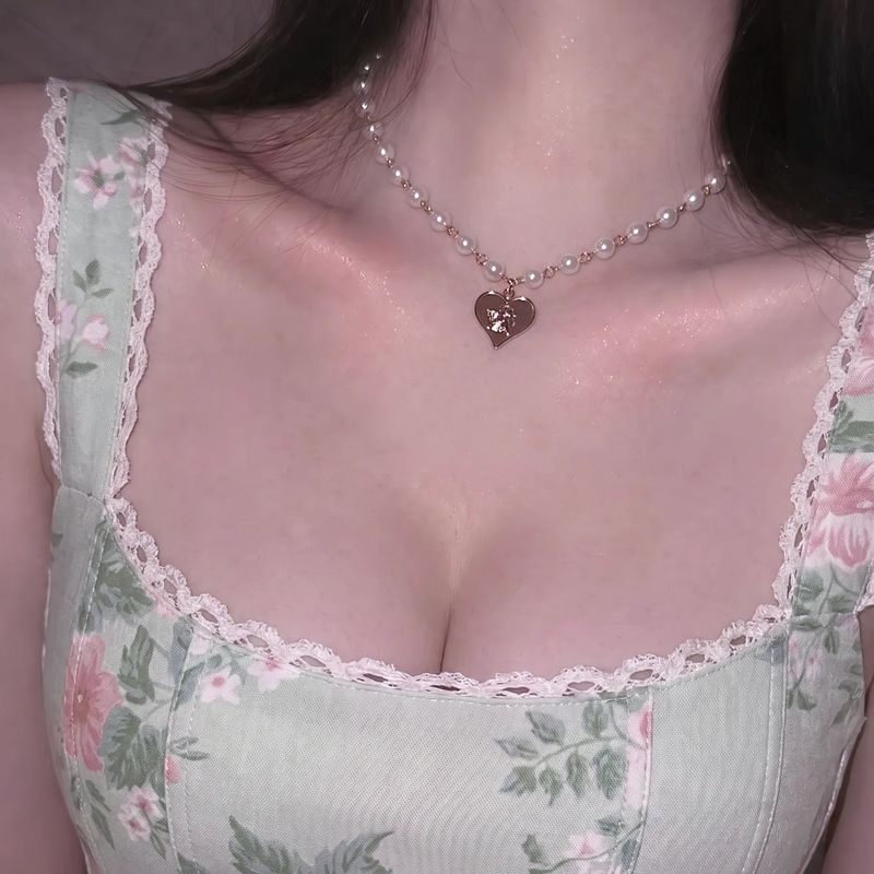 aimelbie（アイメルビー）の「Baby Angel Pearl Choker - Rosegold Color（Accessories）」