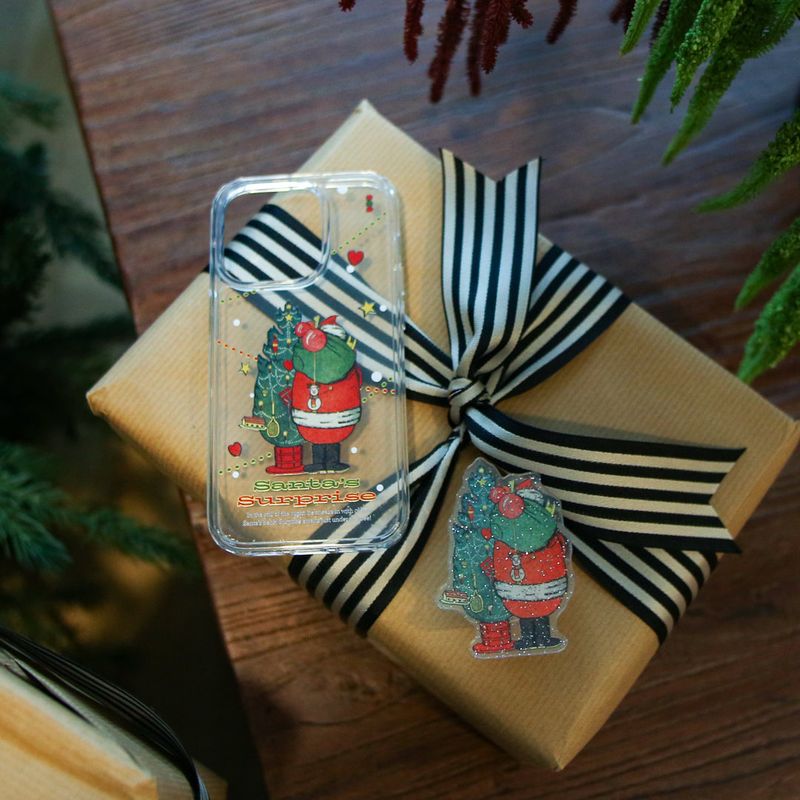 【MADE】Santa's surprise Jelly hard Phone case