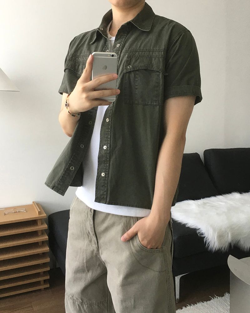 Drif Dyeing Short Sleeve Shirt