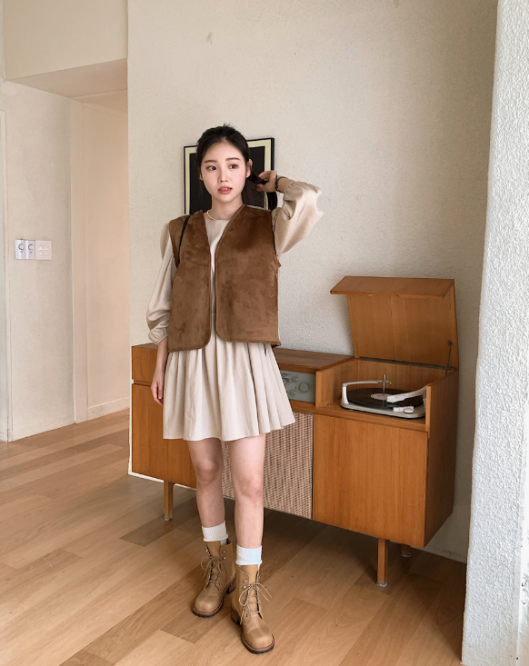 ED Reversible Suede Mustang Vest