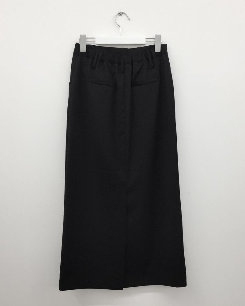 Slit Long Skirt (2 Colors)