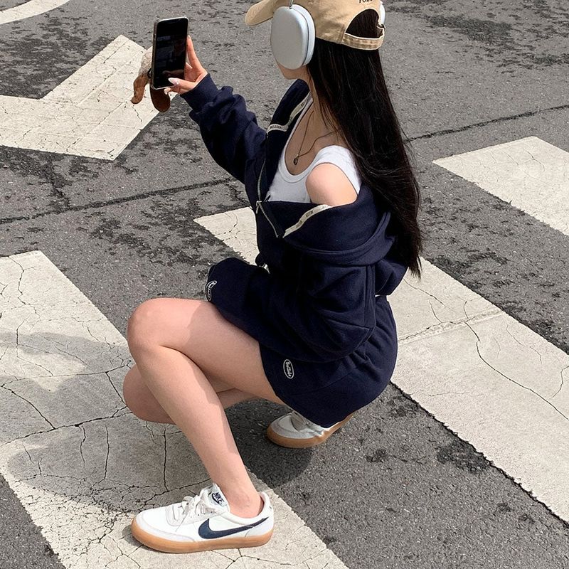[Bellide made]Sporty two-way two-piece set