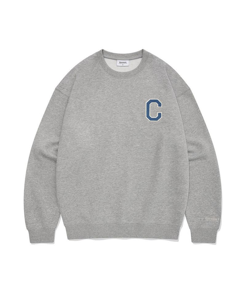 Covernat（カバーナット）の「C Logo Crewneck Melange Gray（Tops）」