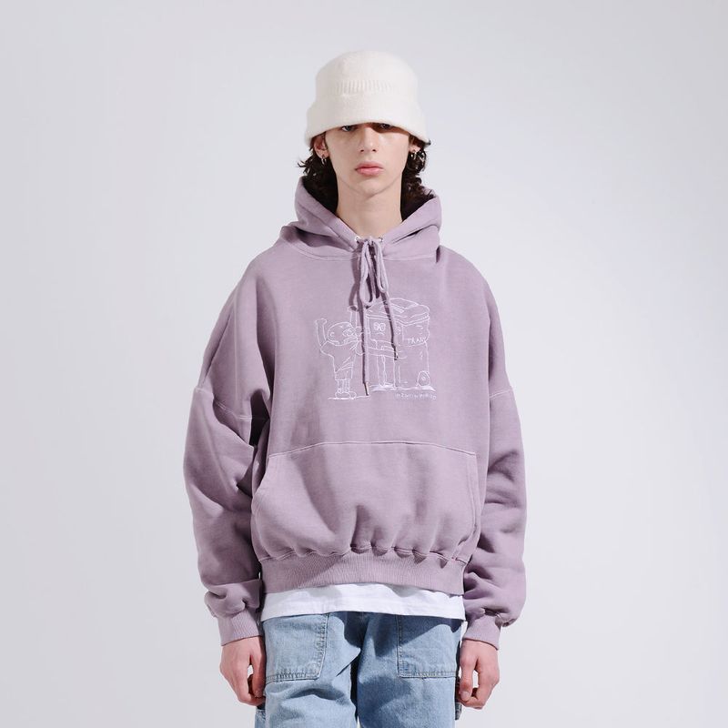 PIECEMAKER（ピースメーカー）の「[EZwithPIECE] PIG DYED TRASHMAN HOODIE (3COLORS)（Tops）」