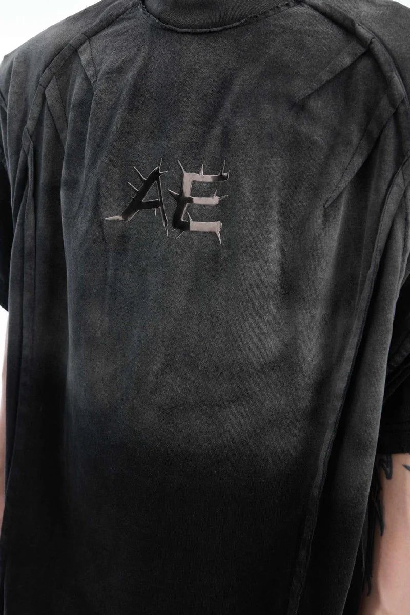 Vintage Washed Gradient Cotton Tee