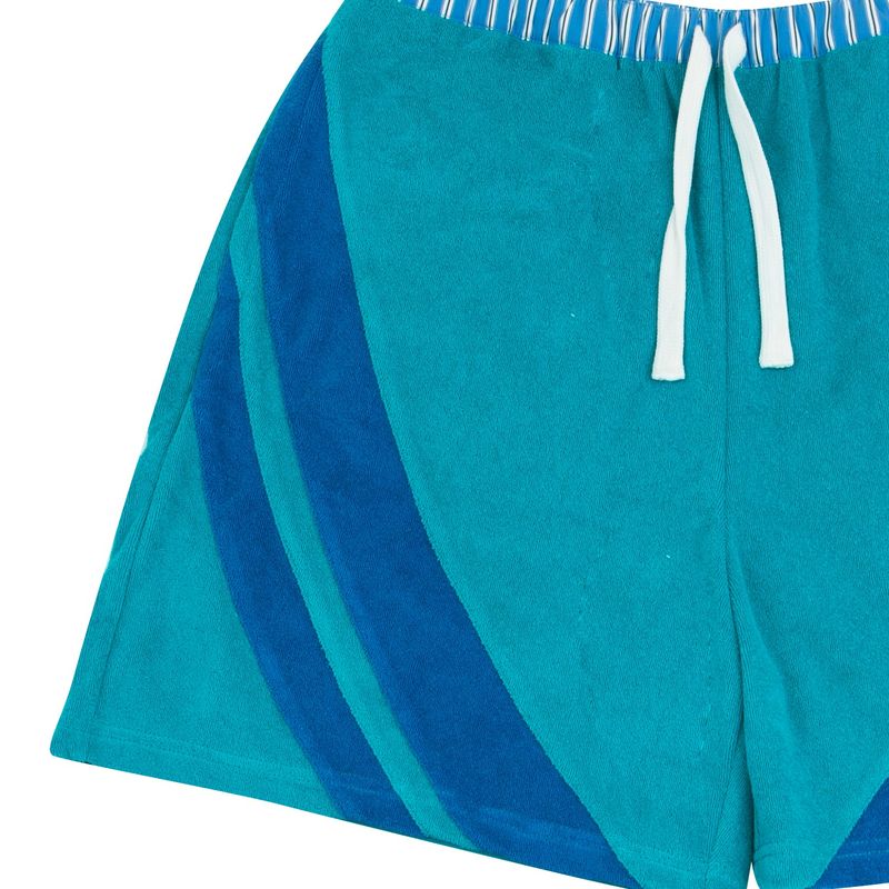 EXOTIC TERRY OPEN COLLAR SHORT-PANTS (UNISEX)_SYS0PT03GN