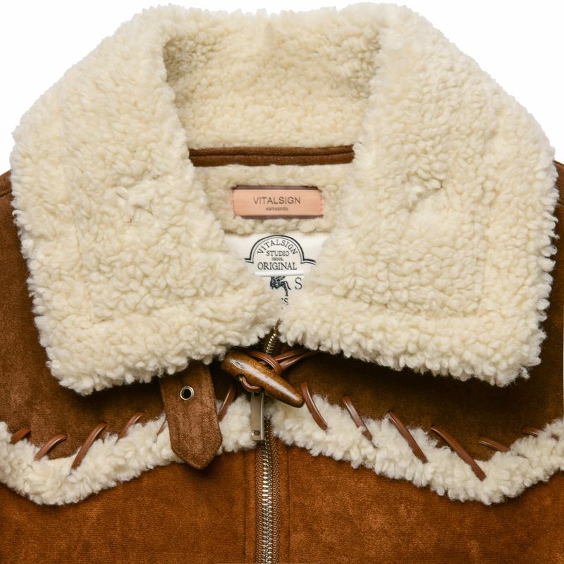 [LINE] Stitched Shearling Mustang