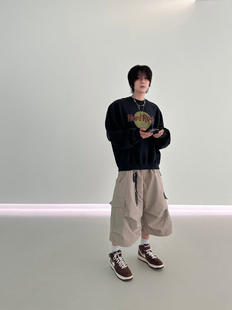 Amekaji Loose Cargo Pants 4C
