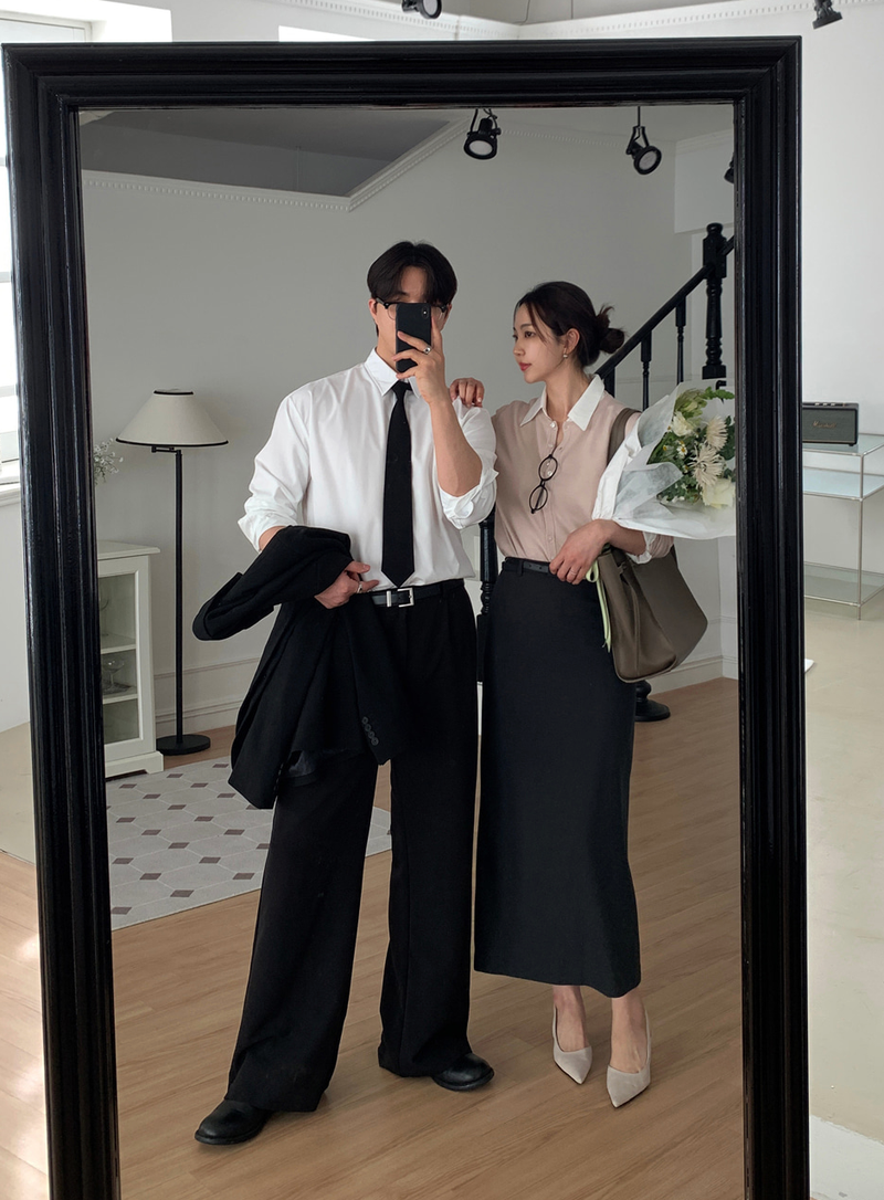 Setter Slit Belt Skirt / 4 colors