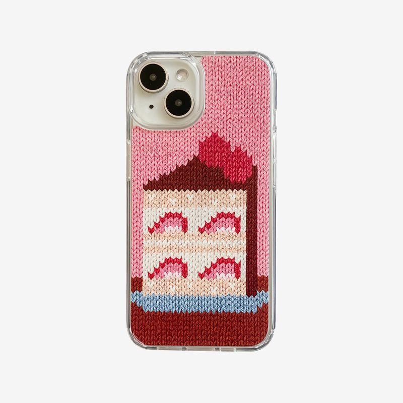 DELPHIN(デルフィン)の「SWEET CAKE HARD JELL CASE_ CHOCOLATE CAKE(Smartphone Accessories)」