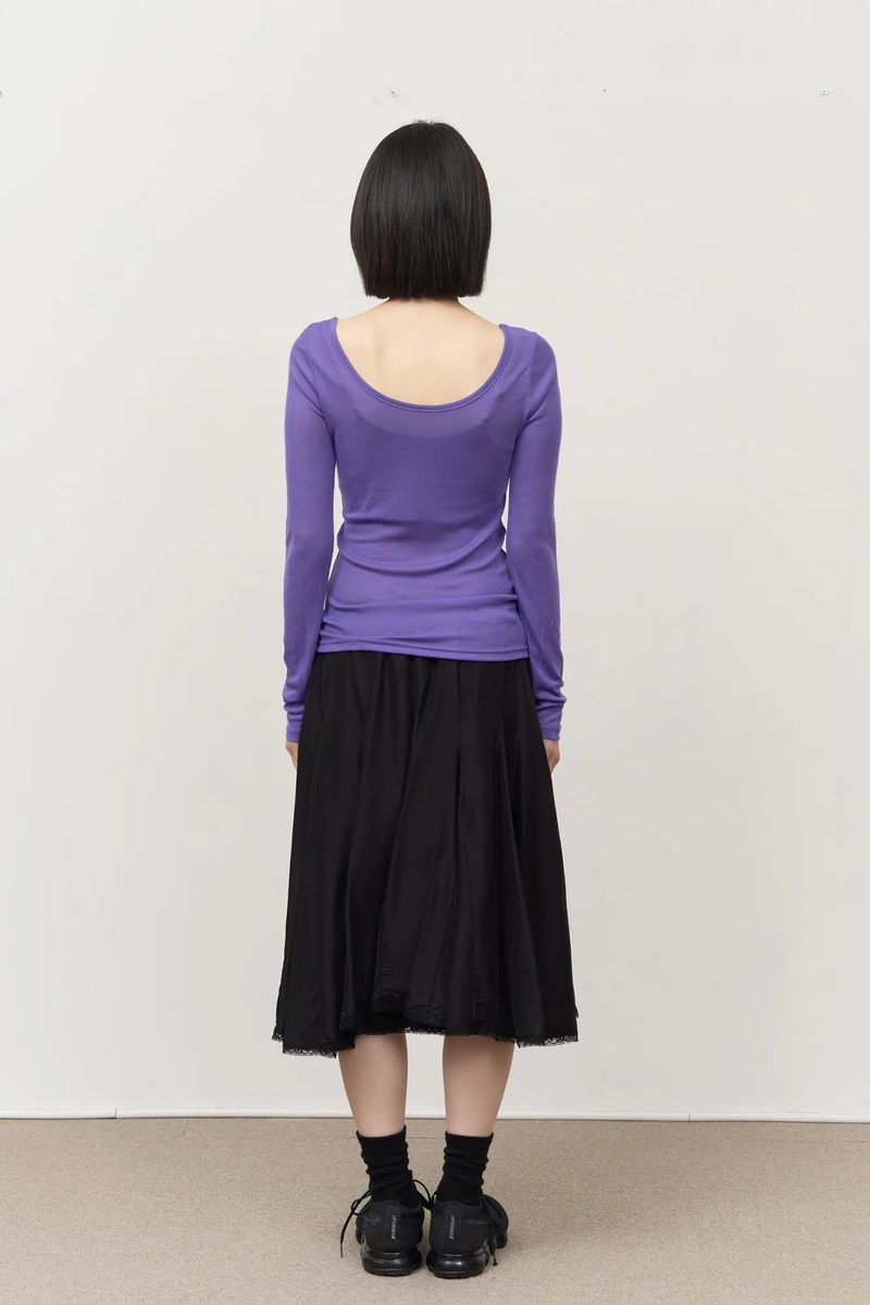 (W) Plave Tencel Top