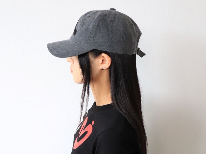 BIG LOGO BALL CAP ( WASHING CHARCOAL )