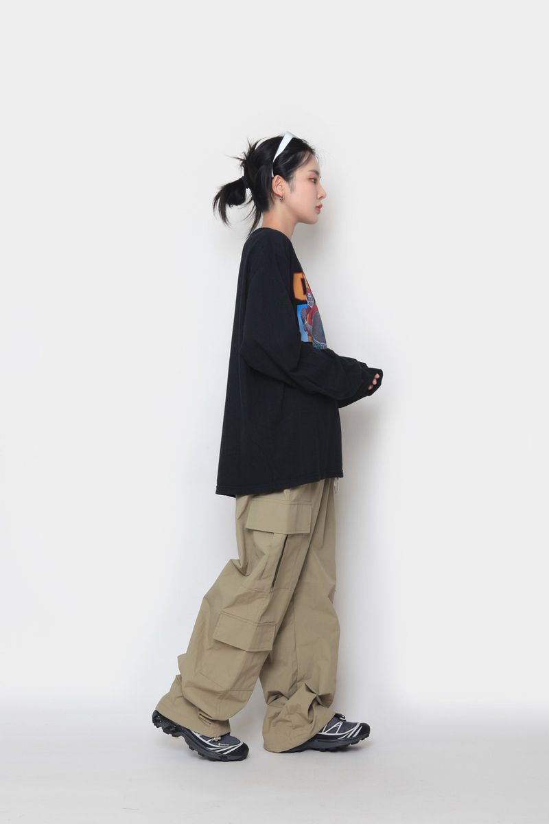 Nylon Multi-Cargo Pants