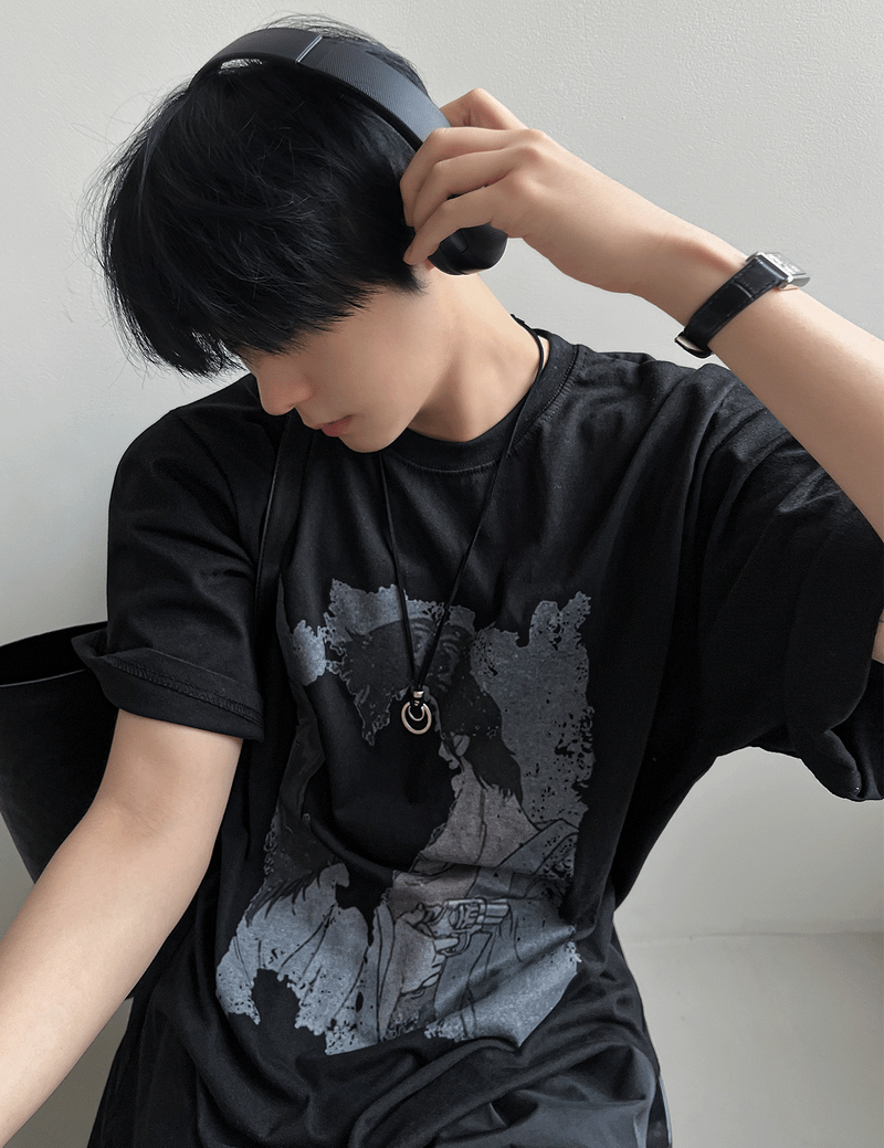 Love Gun Street Short-sleeved T-shirt