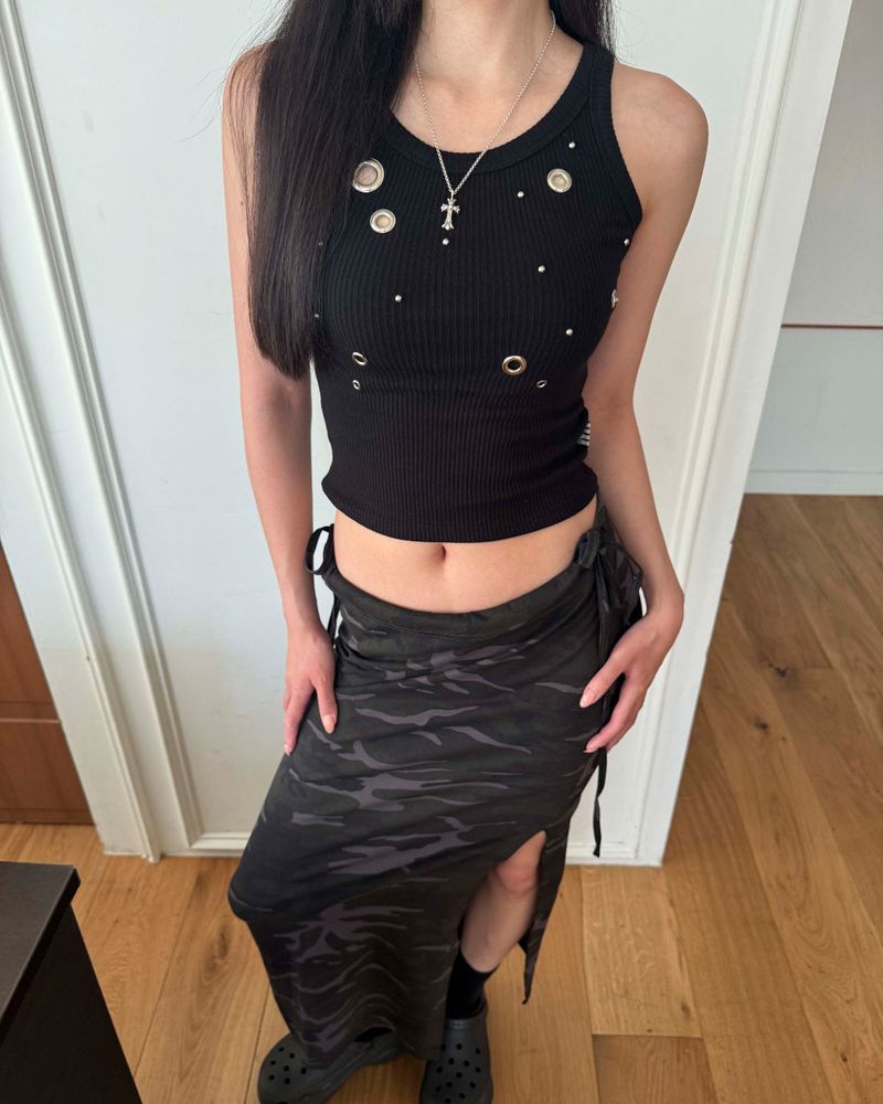 Stud sleeveless (2 color)