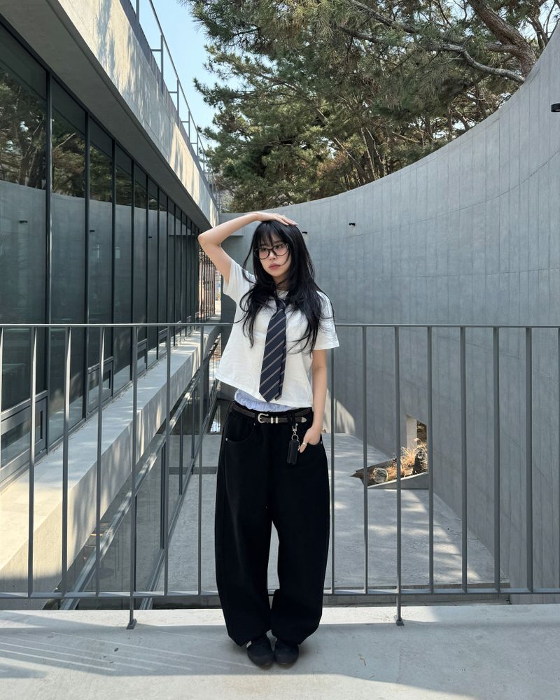Belt sweat pants (Unisex)