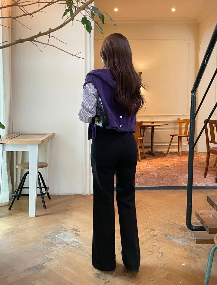 Kota Center Crease Slim Long Bootcut Pants