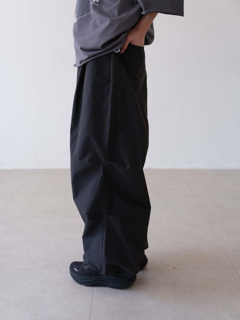 Double Pintuck Pants (Charcoal)