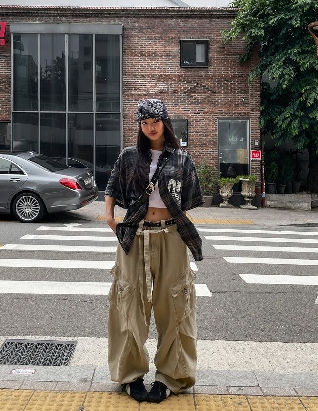 Summer Belted New Cargo Pants