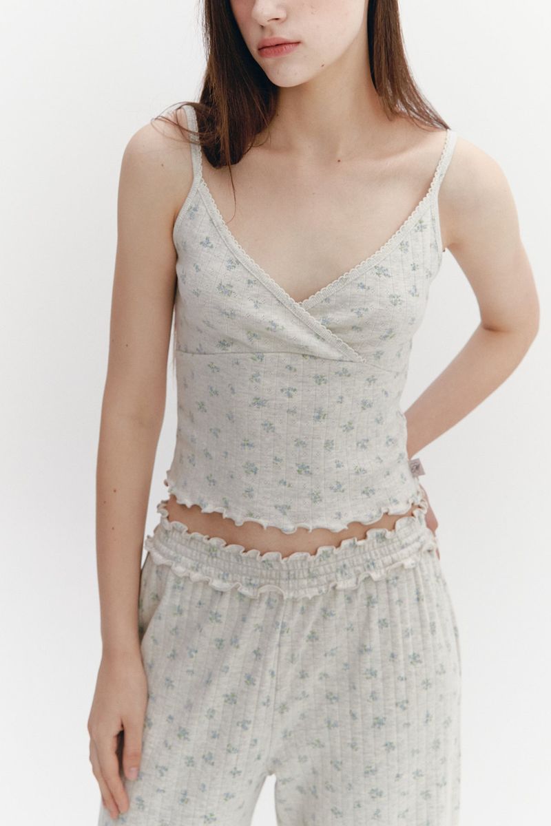 Wave Frill Pants Oatmeal