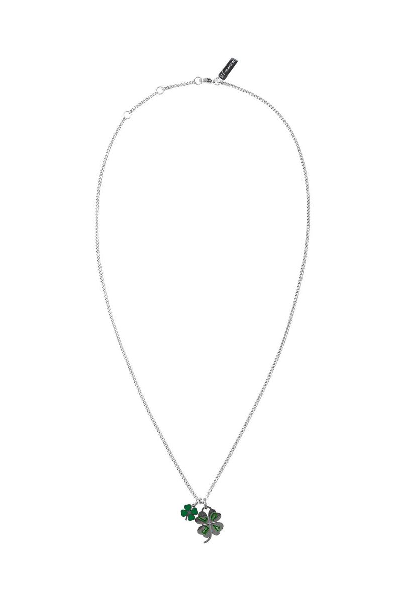 LOVE clover necklace