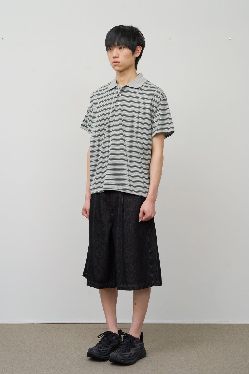 Cloud Cropped Striped Top