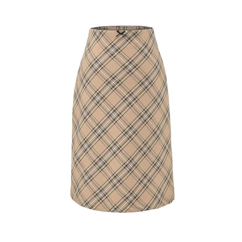 Country Check Mid Skirt