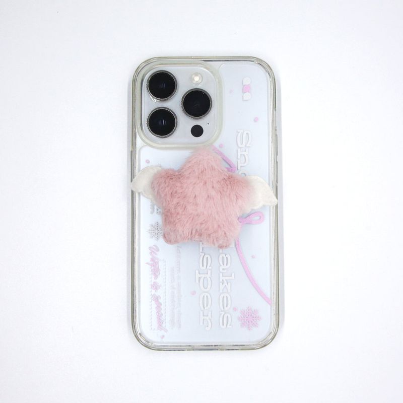 【MADE】(2type) Snow Pink Jelly hard Phone case