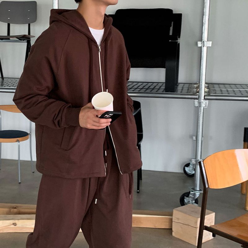 ASCLO Heavy Crop Hood Zip Up (3color)