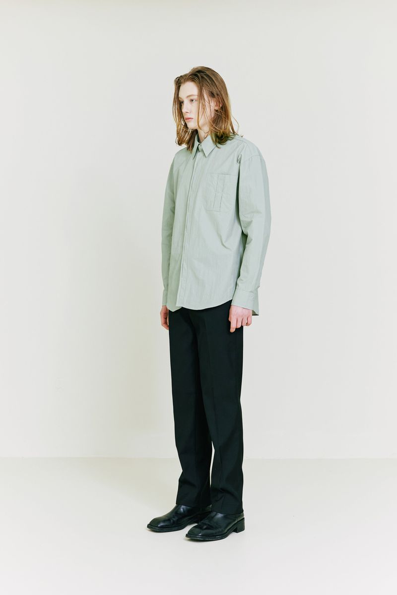 Bar tag Shirt olive