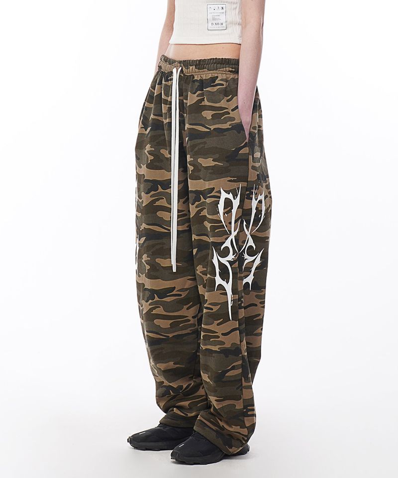 THUNDER LOGO CAMO PANTS