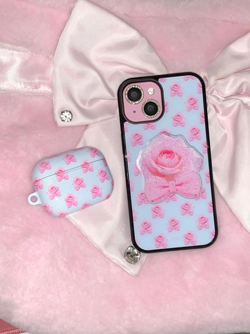 Rose ribbon phone grip - magsafe
